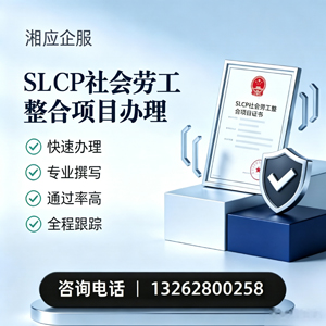佛山SLCP社会劳工整合项目申报服务