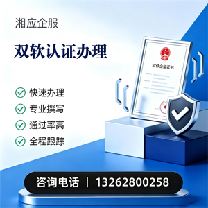 佛山双软认证申报服务