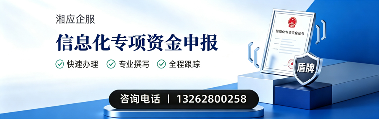 佛山信息化专项资金申报服务