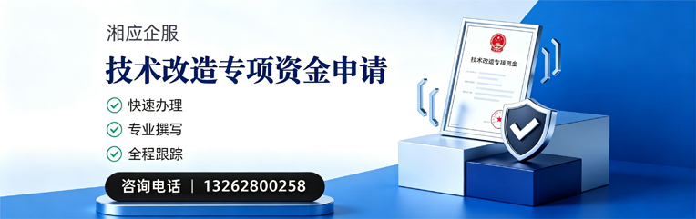 佛山技术改造专项资金申报服务
