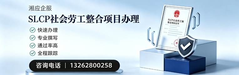 佛山SLCP社会劳工整合项目申报服务
