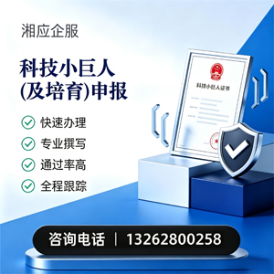 佛山科技小巨人及培育企业申报服务