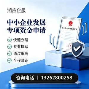 佛山中小企业发展专项资金申报服务
